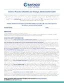 Adverse Reaction Checklist